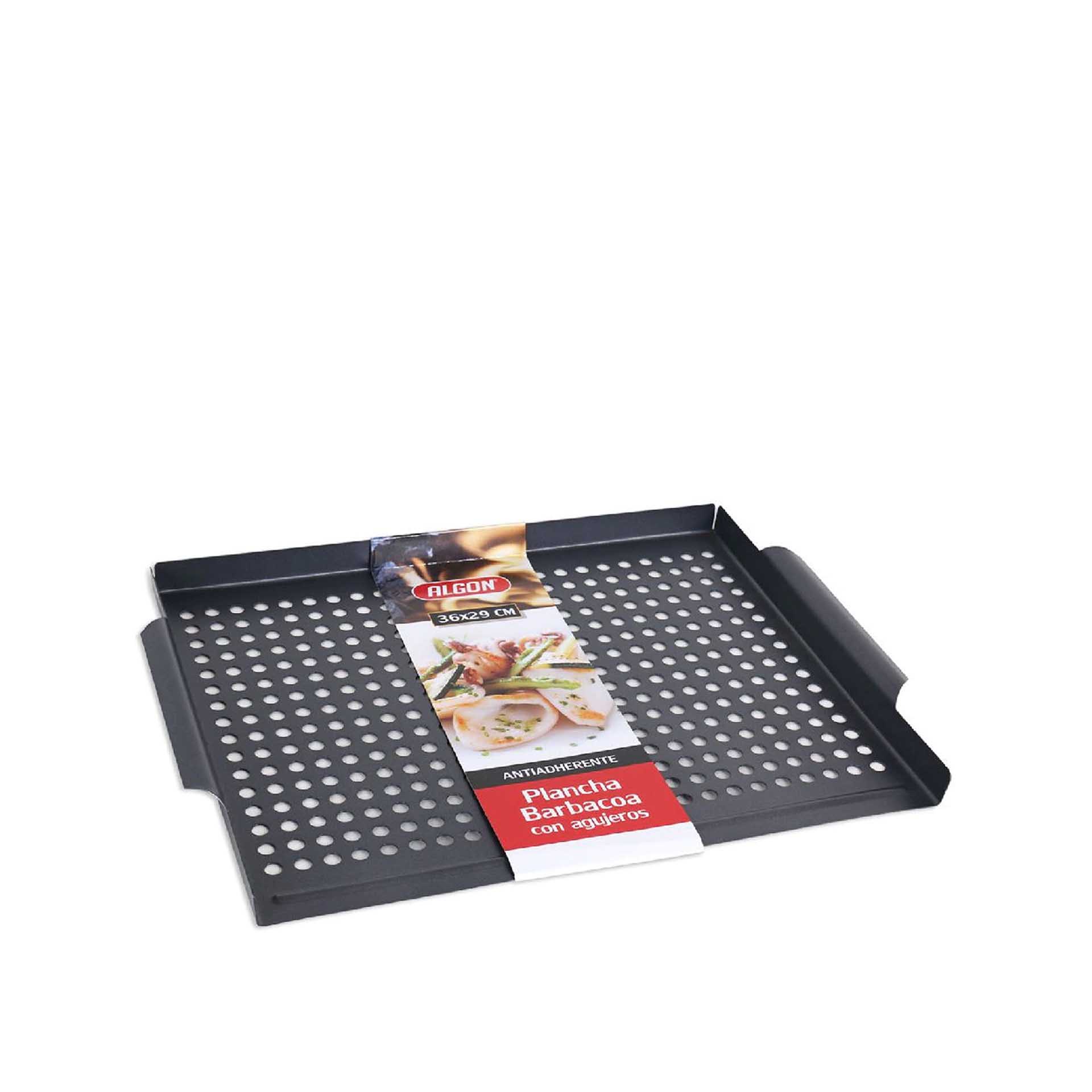 Tabuleiro Churrasco Ferro Perfurado 36X29cm