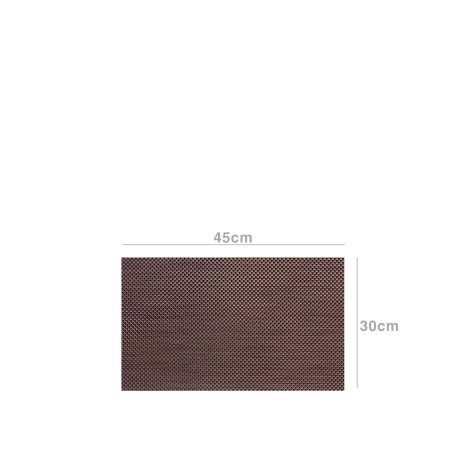 Individual Plástico Pvc Retangular 45X30CM - Image product