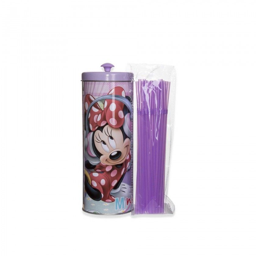 Dispensador Minnie 25 Palhinhas