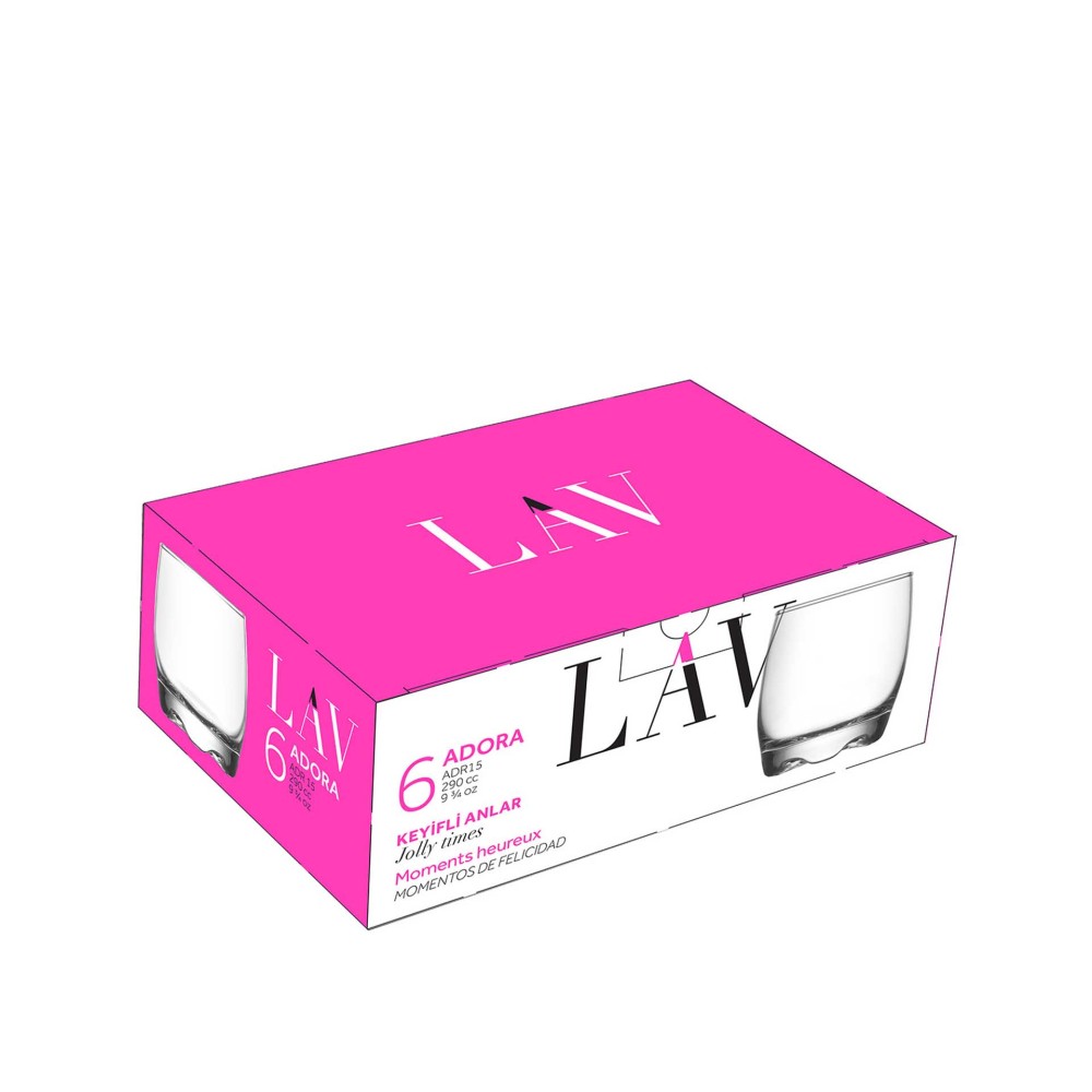 Copo sem Pé Adora 29cl Pack 6