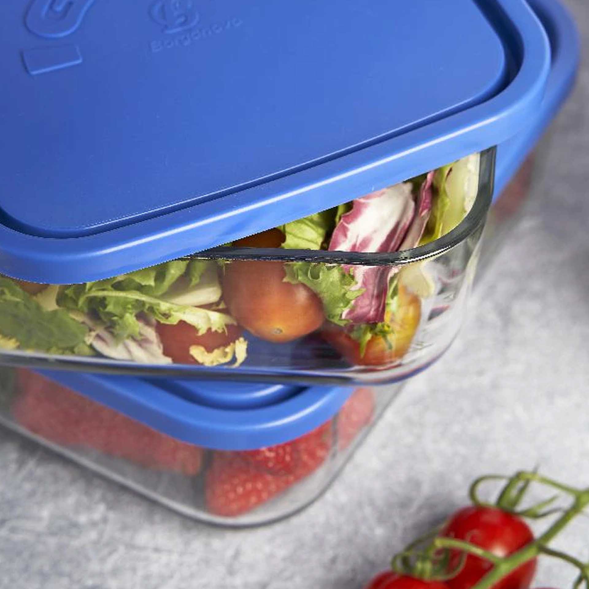 Caixa Hermética Vidro Igloo Retangular 2300ml 23.5X17.5X8.2cm