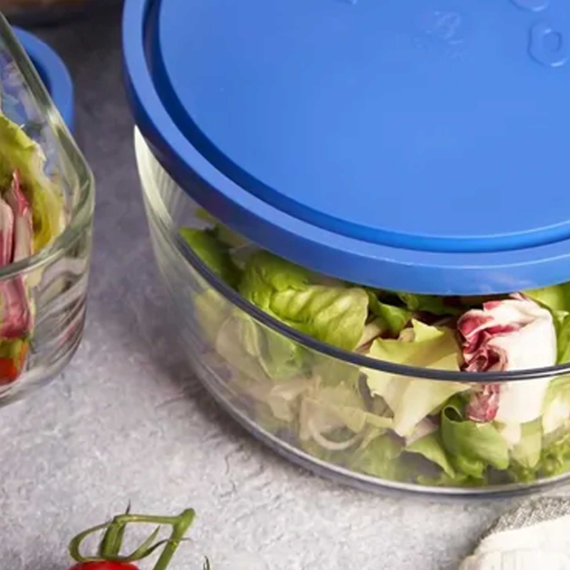 Caixa Hermética Vidro Igloo Redondo 800ml 15X6cm