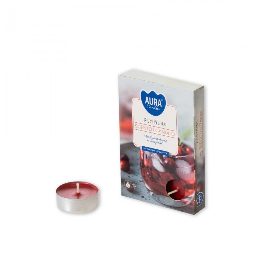 Tealight Redondo 4 Horas 3.9X1.5cm Pack 6