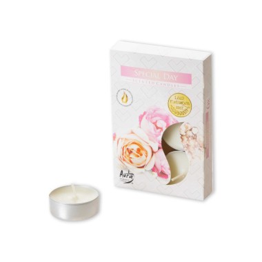 Tealight Redondo 4 Horas 3.9X1.5cm Pack 6
