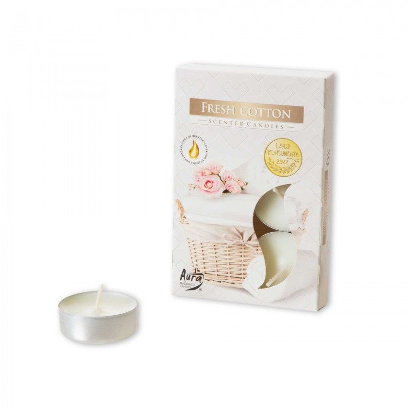 Tealight Redondo 4 Horas 3.9X1.5cm Pack 6