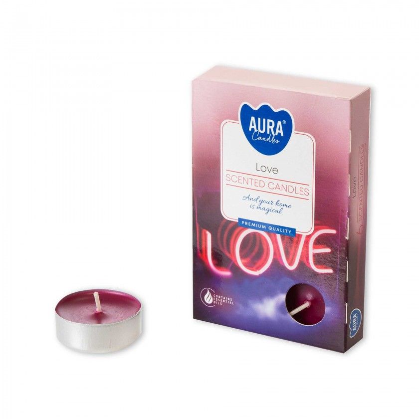 Tealight Redondo 4 Horas 3.9X1.5cm Pack 6