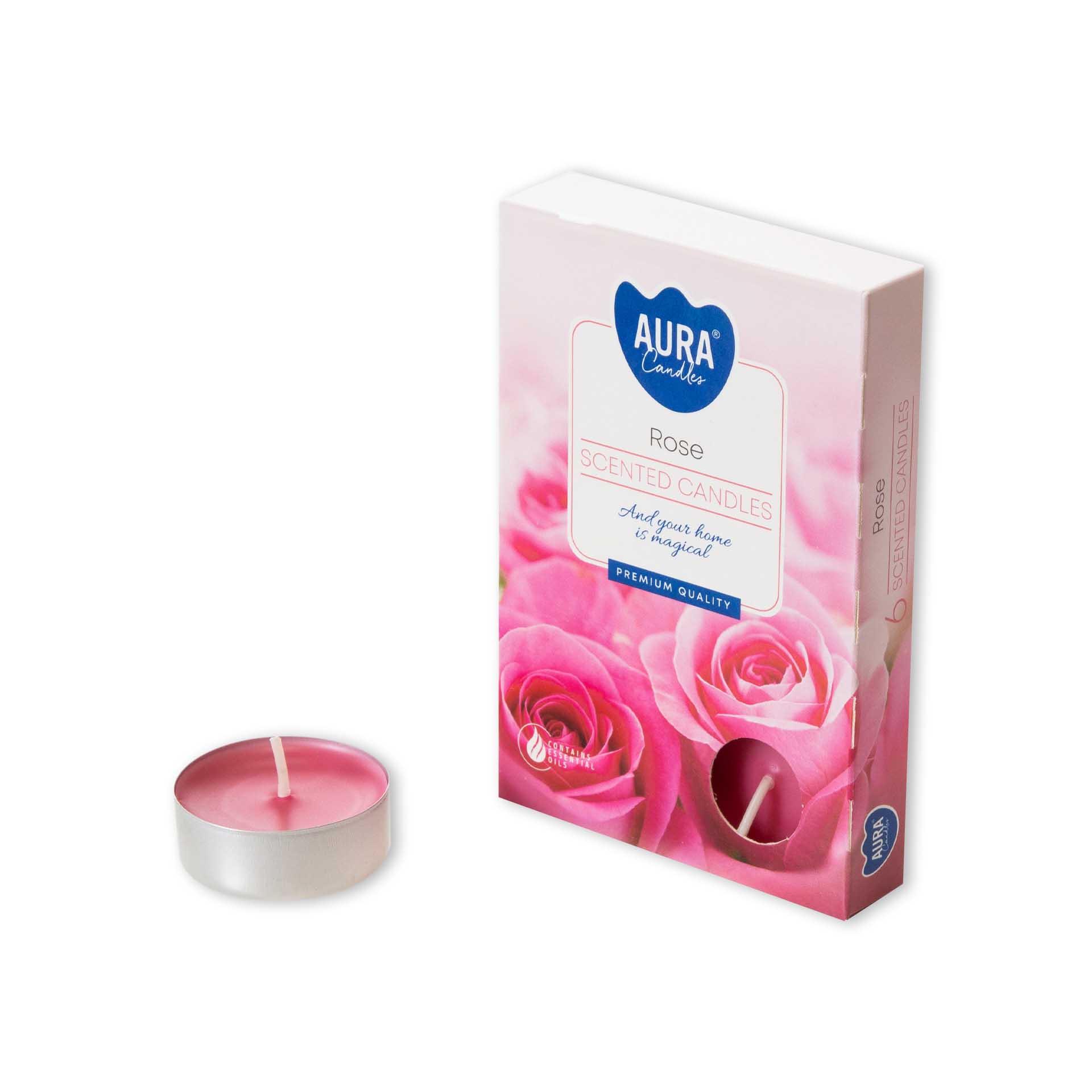 Tealight Redondo 4 Horas 3.9X1.5cm Pack 6