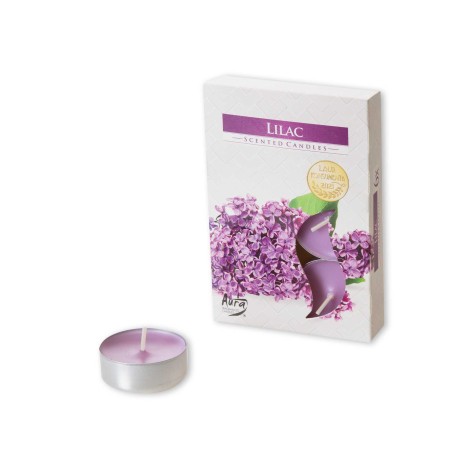 Tealight Redondo 4 Horas 3.9X1.5cm Pack 6 - Image product