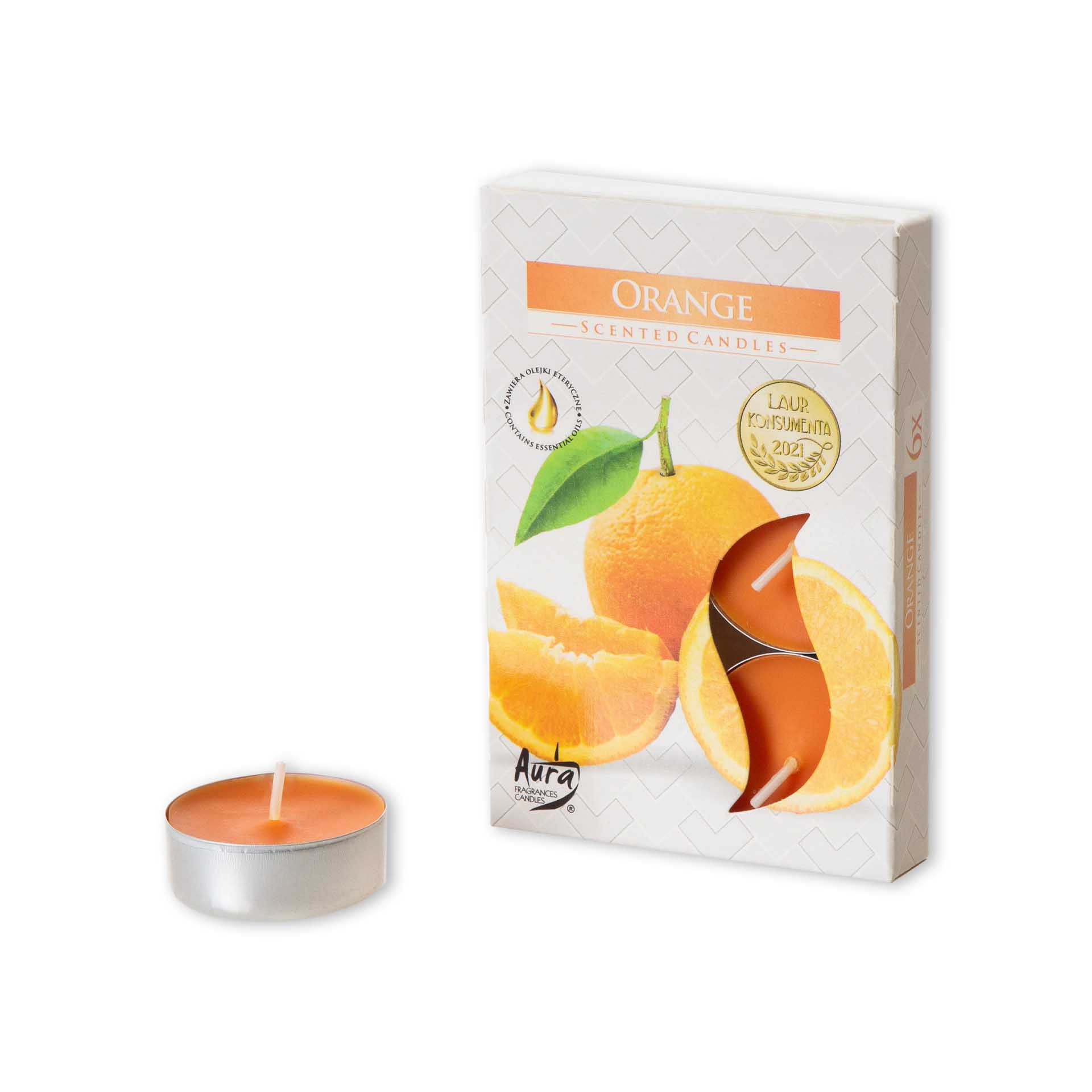 Tealight Redondo 4 Horas 3.9X1.5cm Pack 6