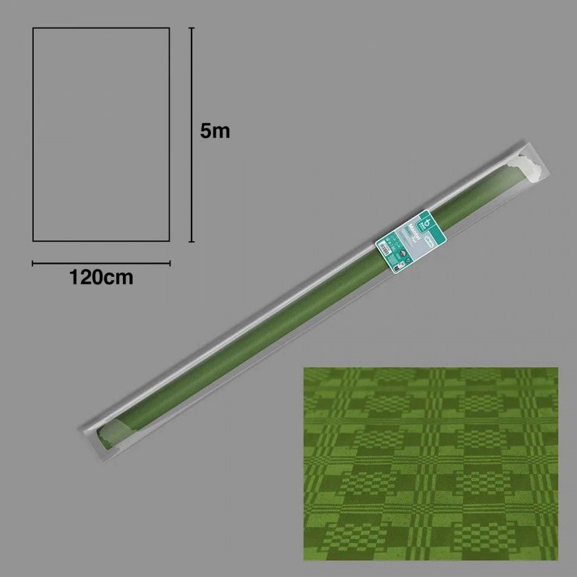 Toalha Mesa Papel Plastificado 120cmx5m