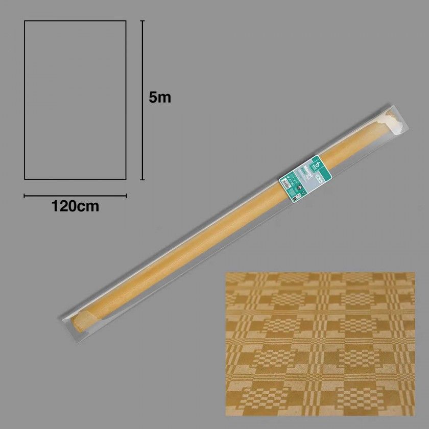 Toalha Mesa Papel Plastificado 120cmx5m Toalha Mesa Papel Plastificado 120cmx5m