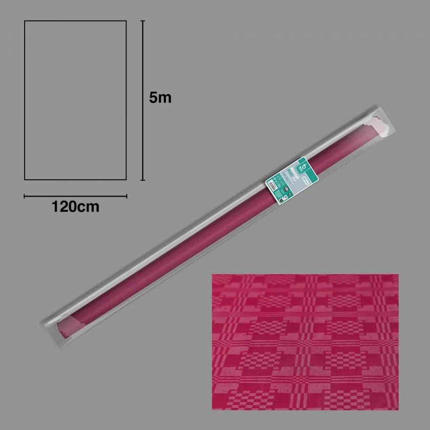 Toalha Mesa Papel Plastificado 120cmx5m