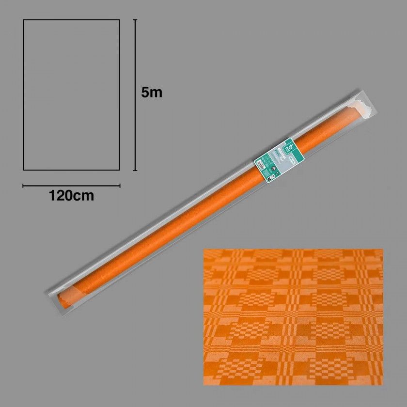 Toalha Mesa Papel Plastificado 120cmx5m Toalha Mesa Papel Plastificado 120cmx5m