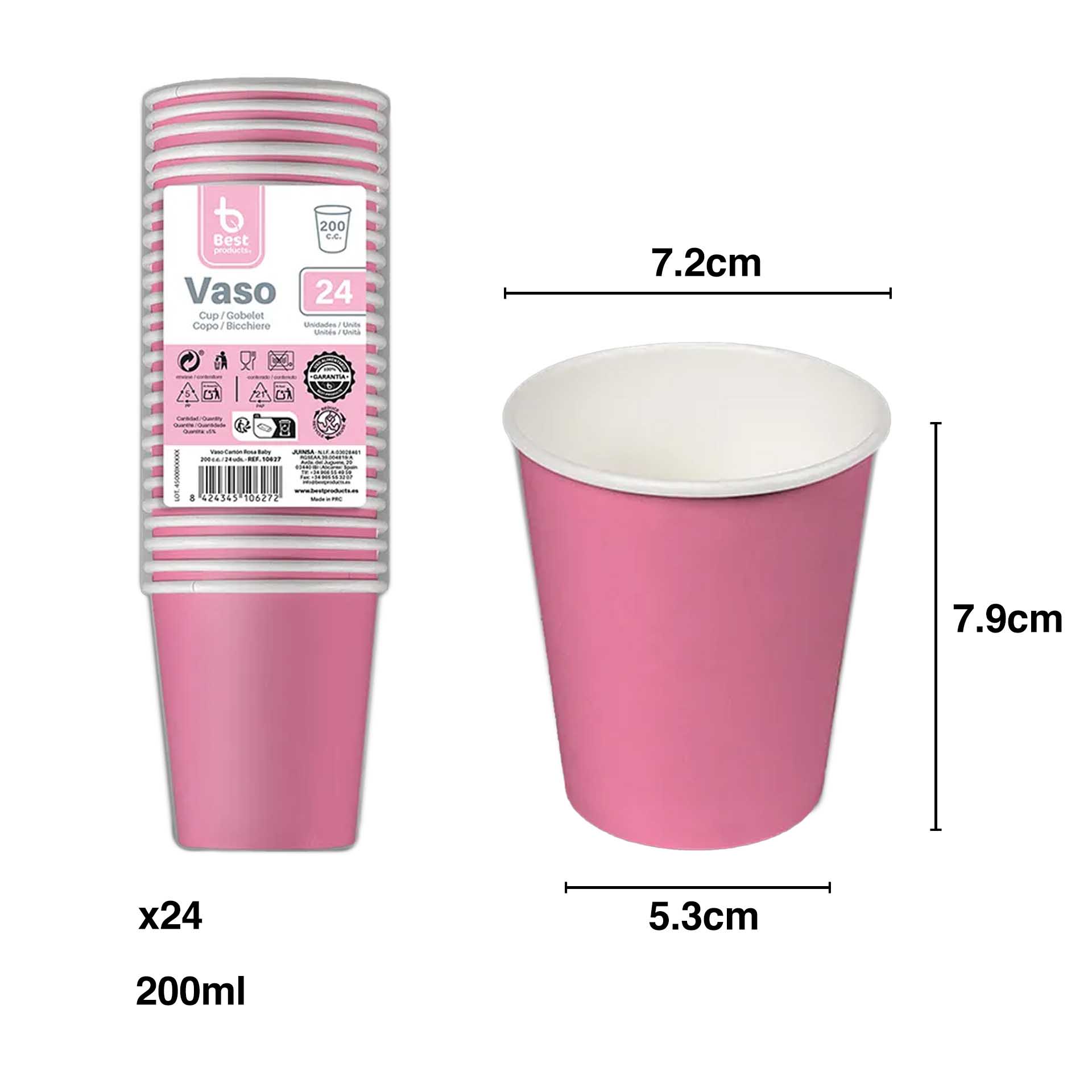 Copo Papel 200ml Pack 24