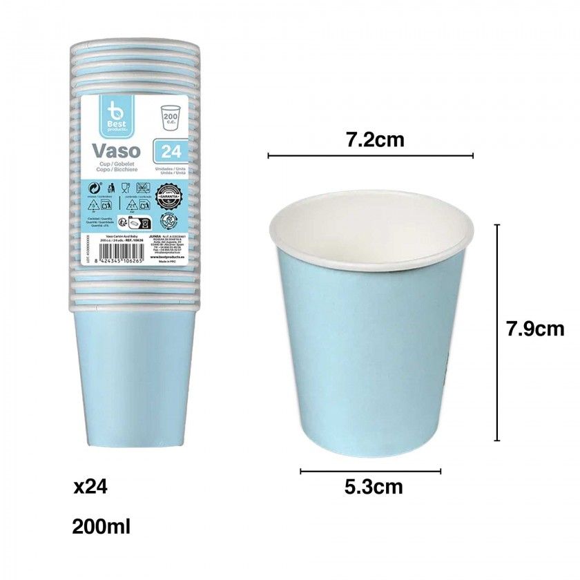 Copo Papel 200ml Pack 24 Copo Papel 200ml Pack 24