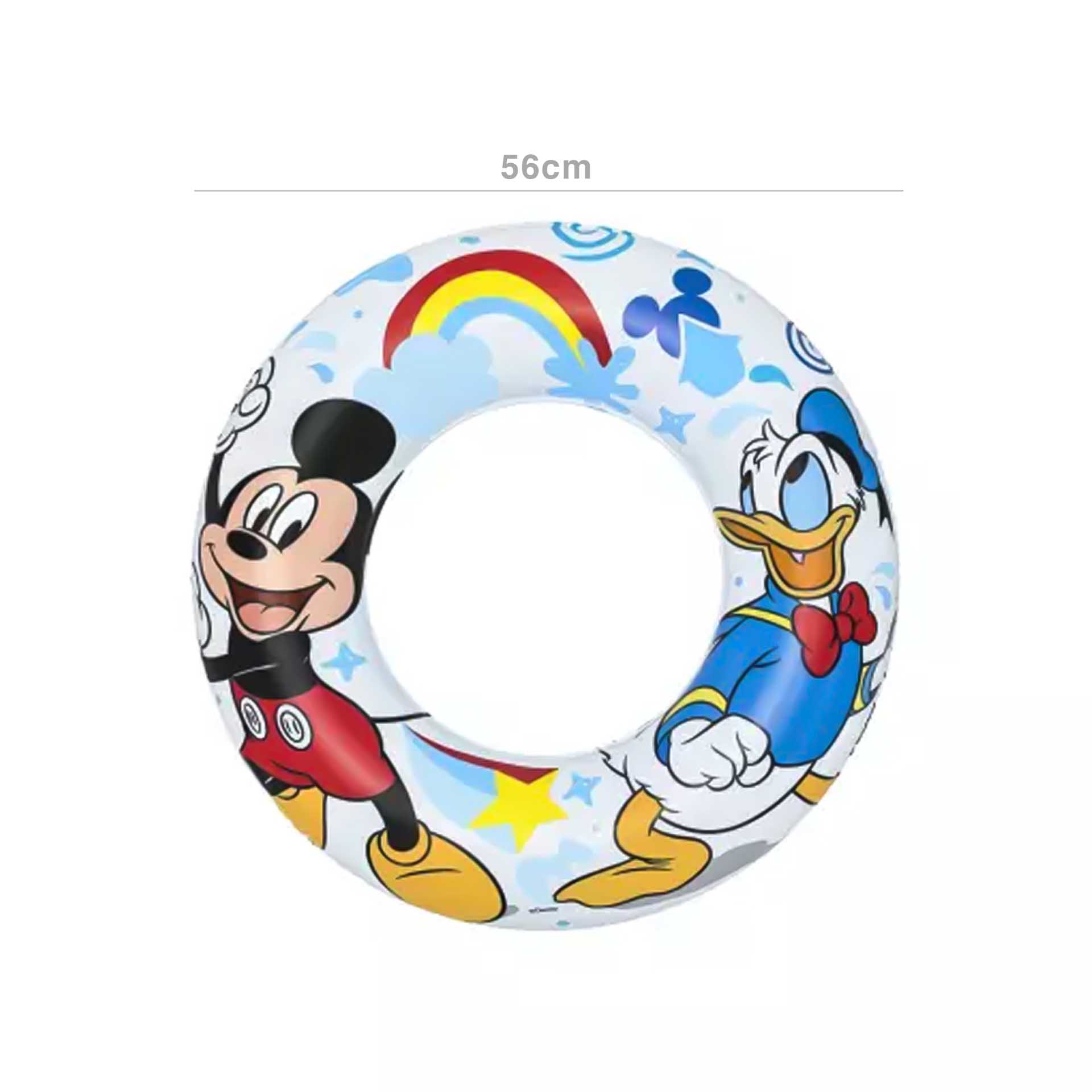 Boia Flutuador Natação Ar Insuflável Mickey 56cm