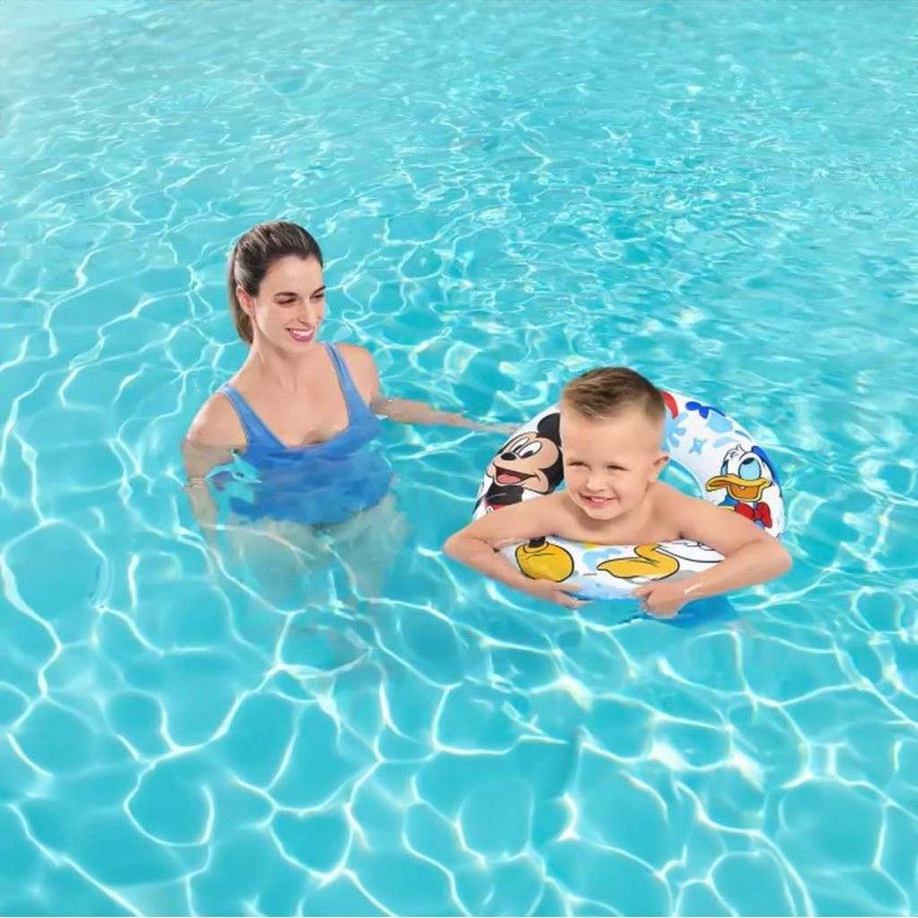 Boia Flutuador Natação Ar Insuflável Mickey 56cm Boia Flutuador Natação Ar Insuflável Mickey 56cm