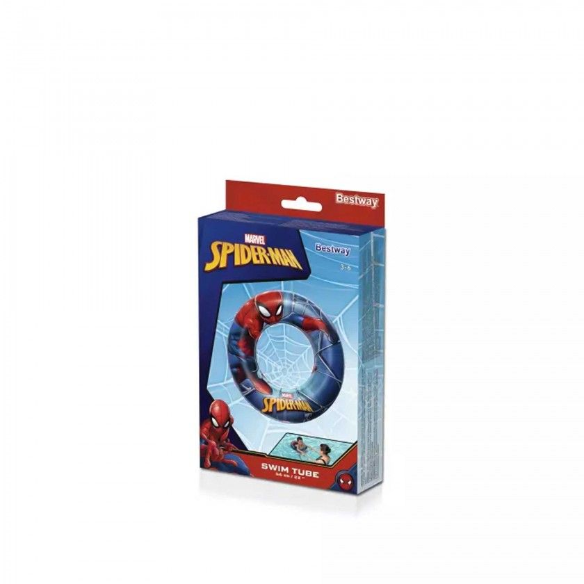 Boia Flutuador Natação Ar Insuflável Homem Aranha 56cm Boia Flutuador Natação Ar Insuflável Homem Aranha 56cm