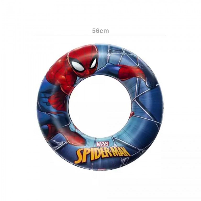 Boia Flutuador Natação Ar Insuflável Homem Aranha 56cm Boia Flutuador Natação Ar Insuflável Homem Aranha 56cm