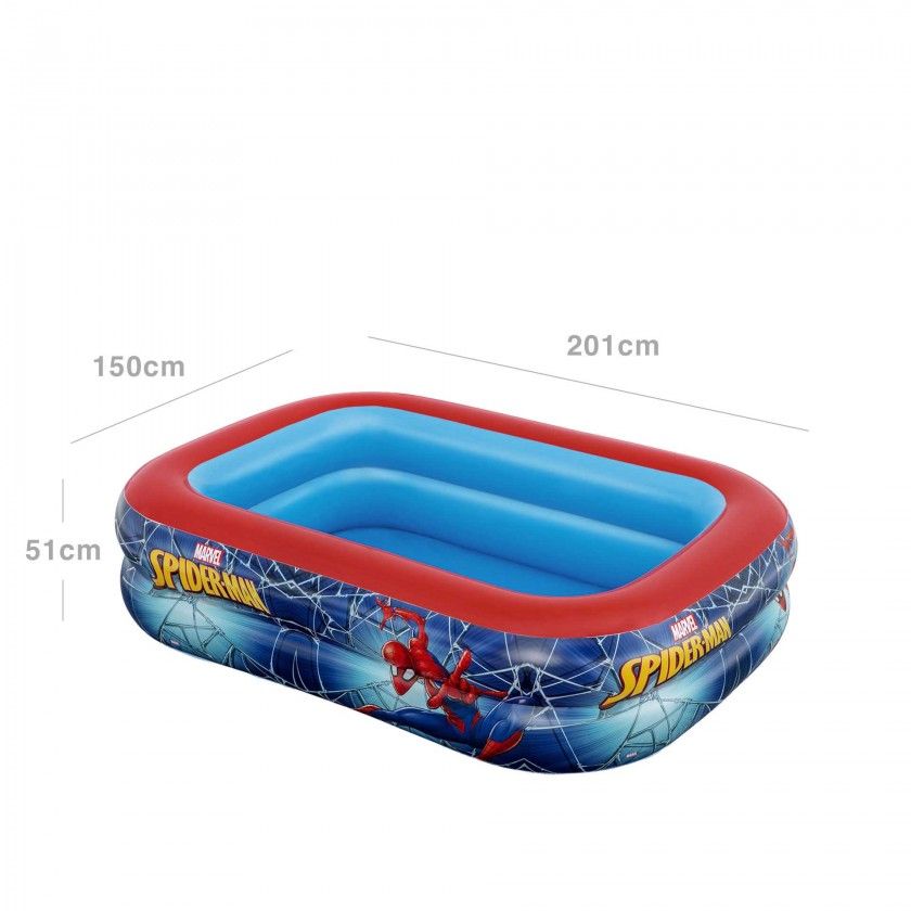 Piscina Ar Insufl�vel Homem Aranha 201X150X51cm