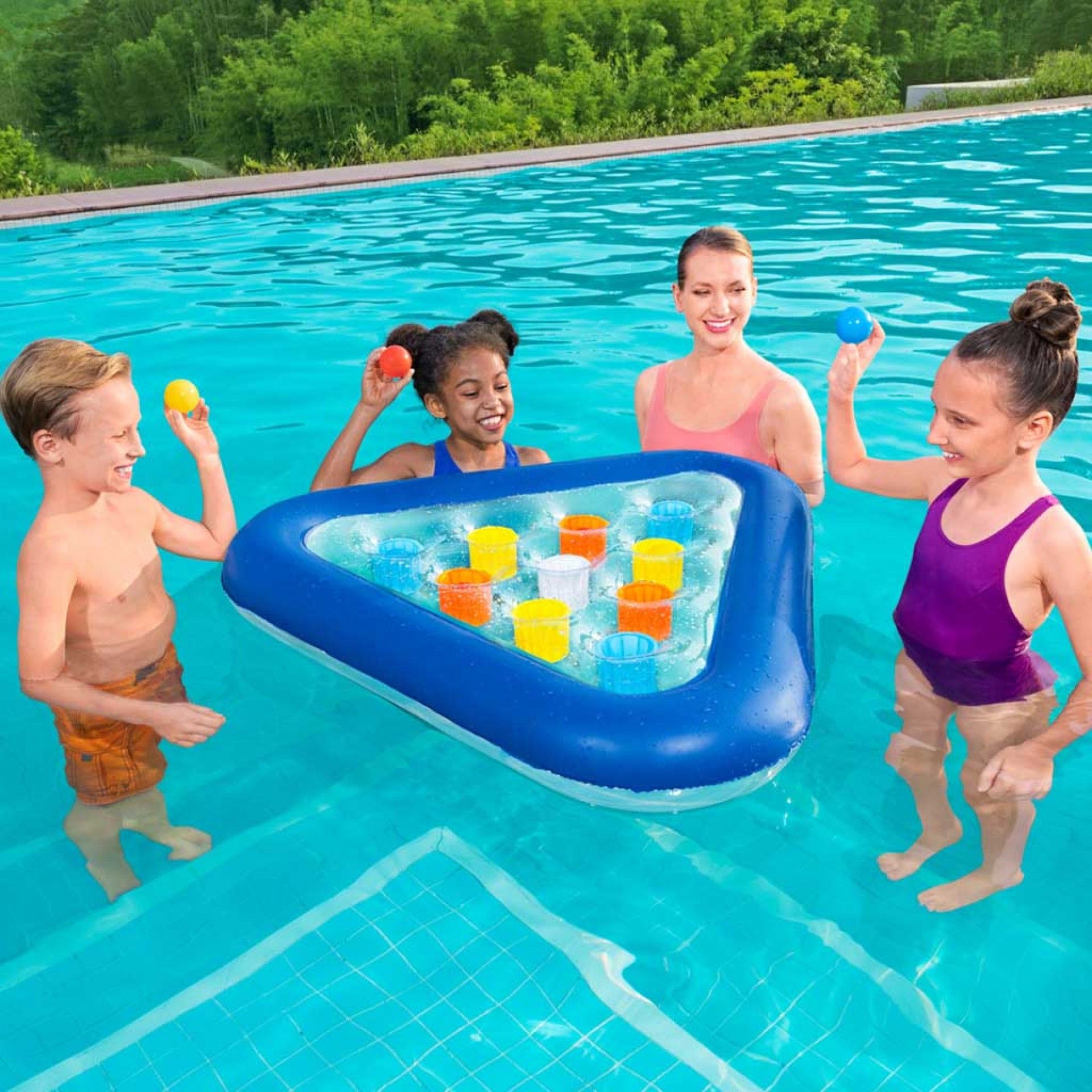 Boia Jogo Piscina Ar Insuflável 105X97cm