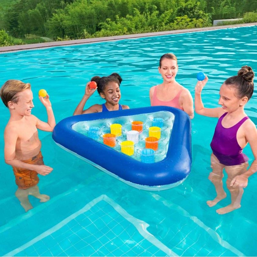 Boia Jogo Piscina Ar Insuflável 105X97cm Boia Jogo Piscina Ar Insuflável 105X97cm