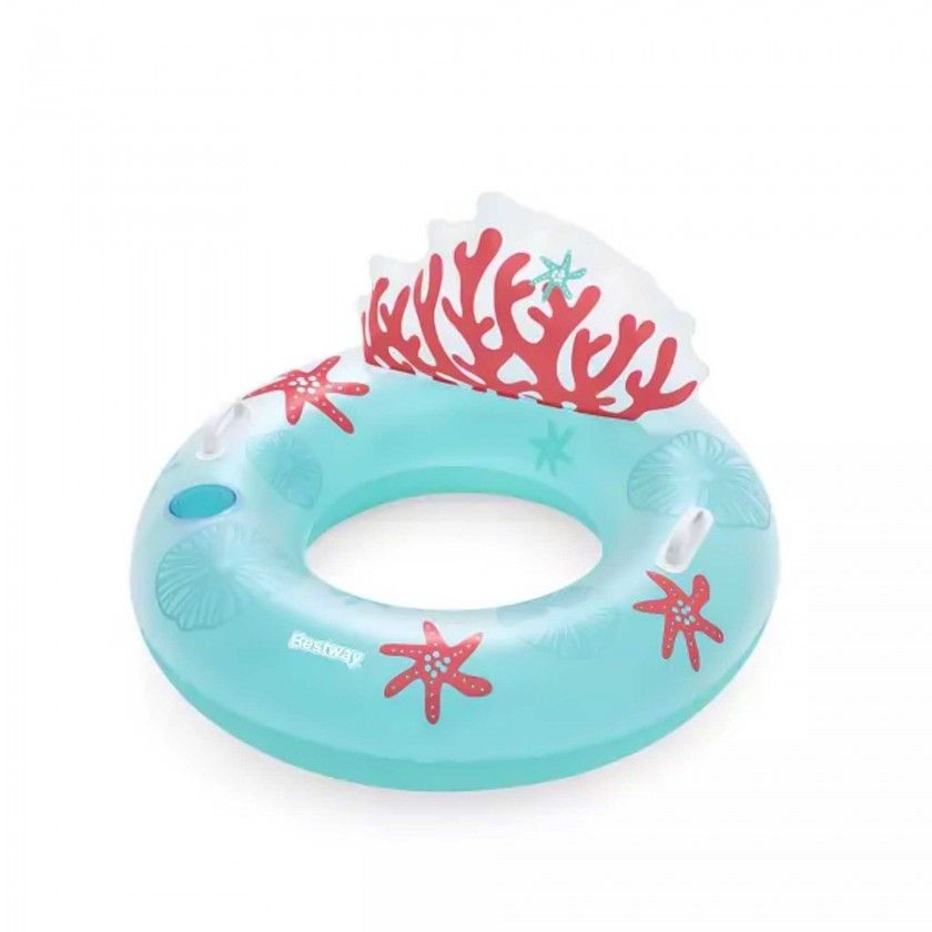 Boia Flutuador Natao Ar Insuflvel com Encosto 113cm