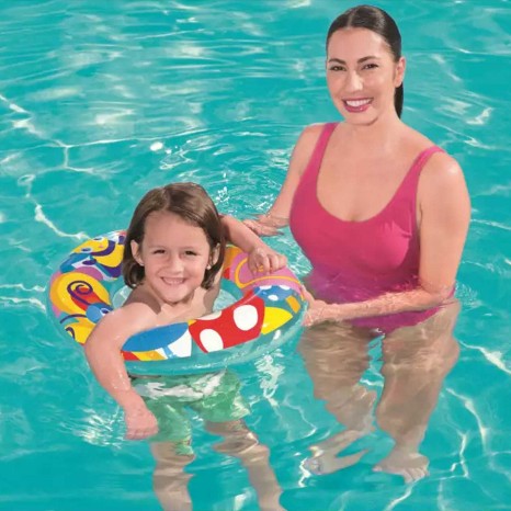 Boia Flutuador Natação Ar Insuflável com Desenhos 56cm - Image product