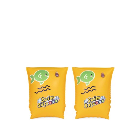 Braçadeira Natação Ar Insuflável Amarelo 26X15cm - Image product
