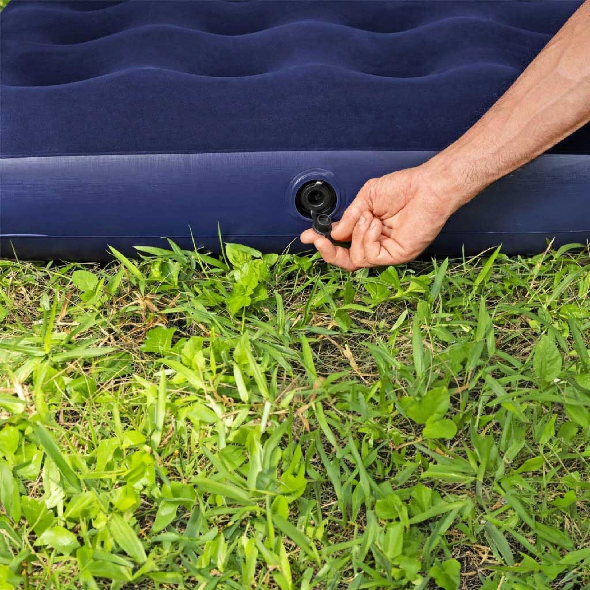 Colchão Ar Insuflável Individual Bestway Azul 150kg 188X99X22cm