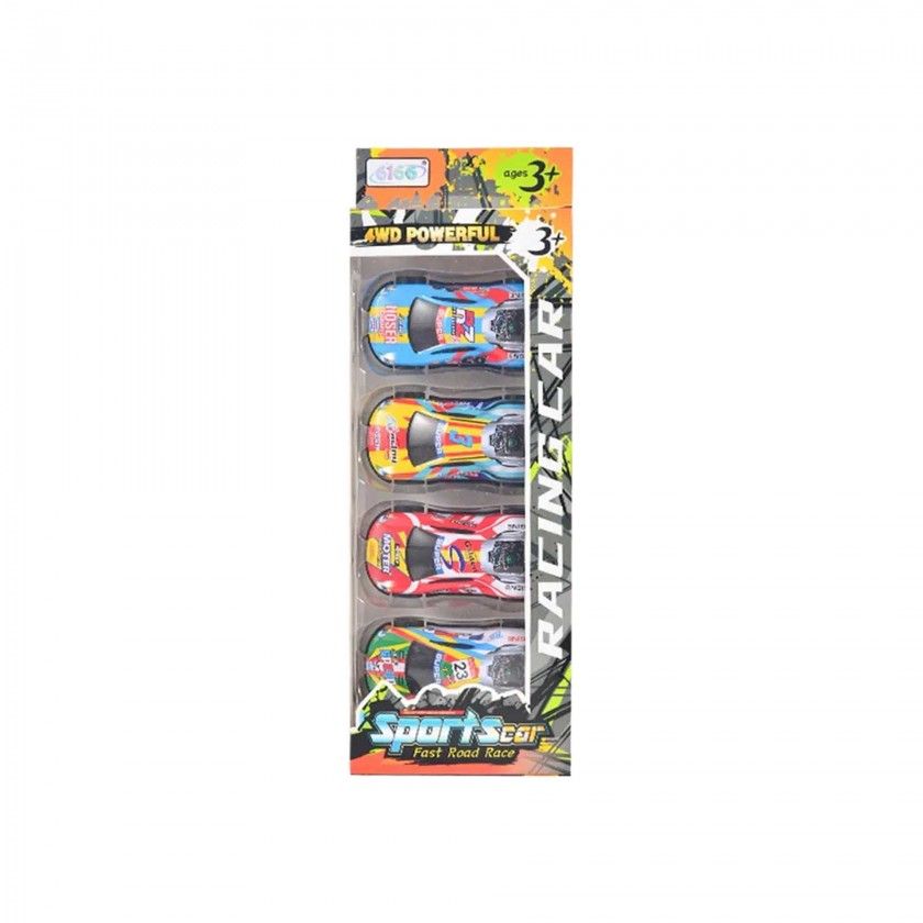 Carro Parking Metal 8cm Pack 4
