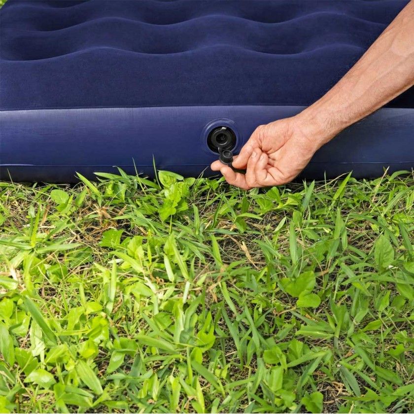 Colcho Ar Insuflvel Individual Bestway Azul 150kg 188X99X22cm