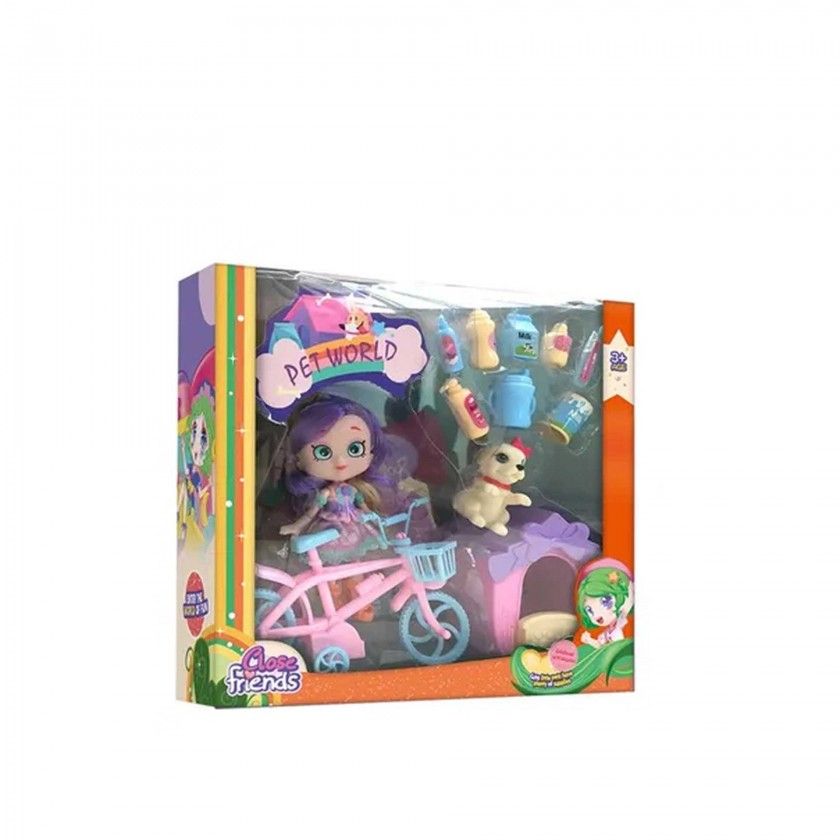 Boneca Close Friends com Acessrios 12cm