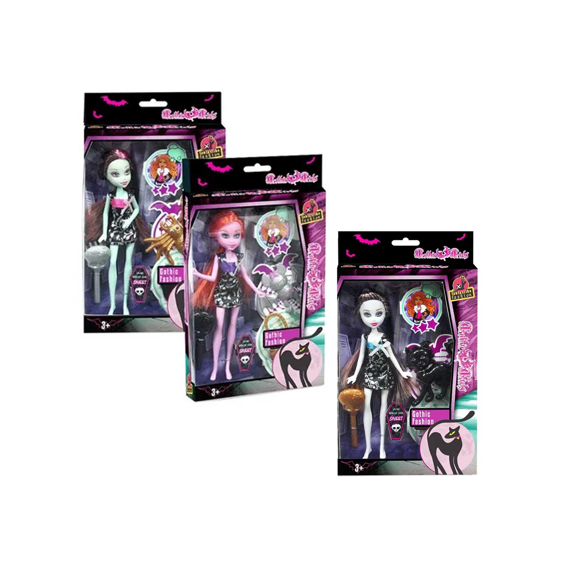 Boneca Gótica 15X26cm