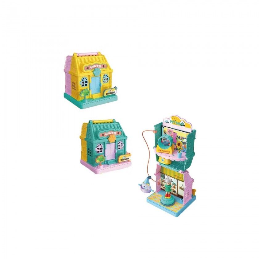 Casa com Acessrios Vet 10X9.5X11cm