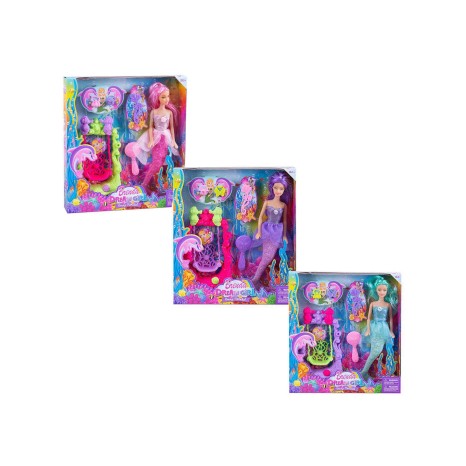 Boneca Pequena Sereia 29cm - Image product
