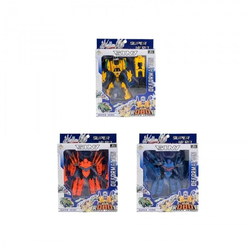 Robot Transforma Hero 12X15cm