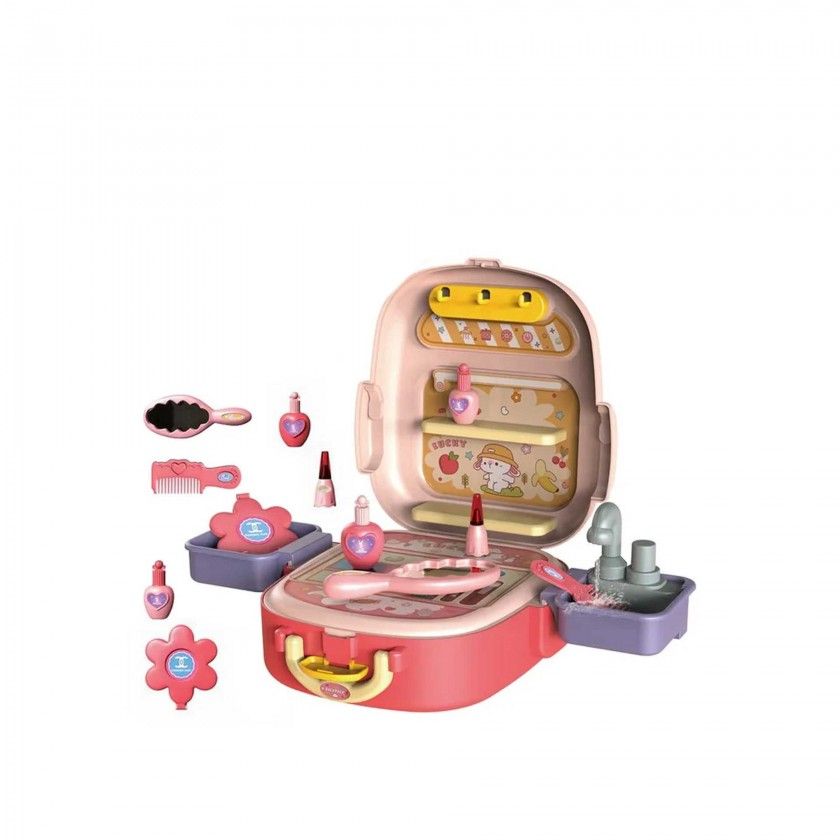 Mochila com Rodas Beleza 19X8.5X23cm