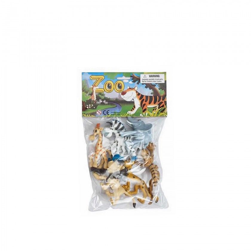 Animais Selva 10X4.5X6cm Pack 6 Animais Selva 10X4.5X6cm Pack 6