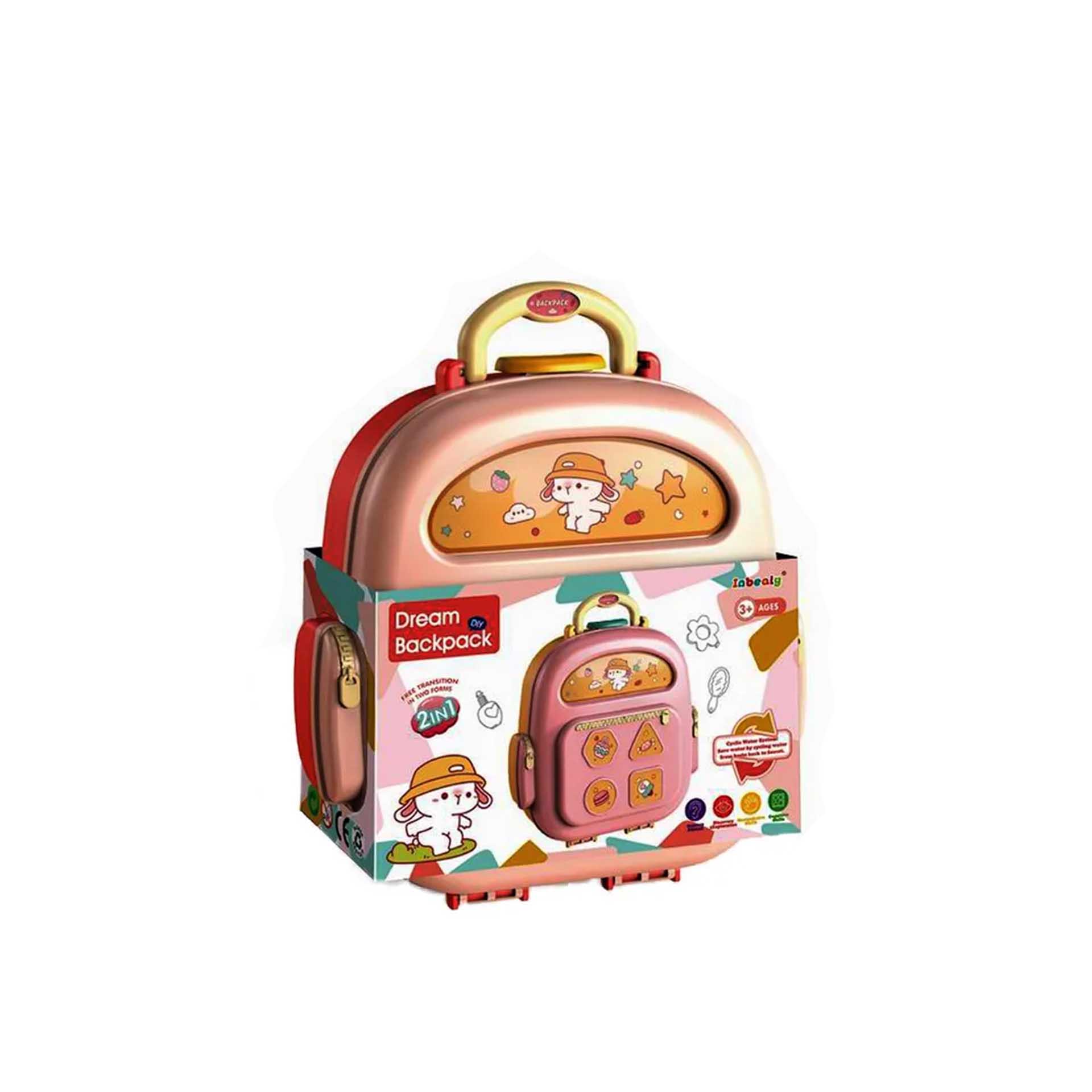 Mochila com Rodas Beleza 19X8.5X23cm