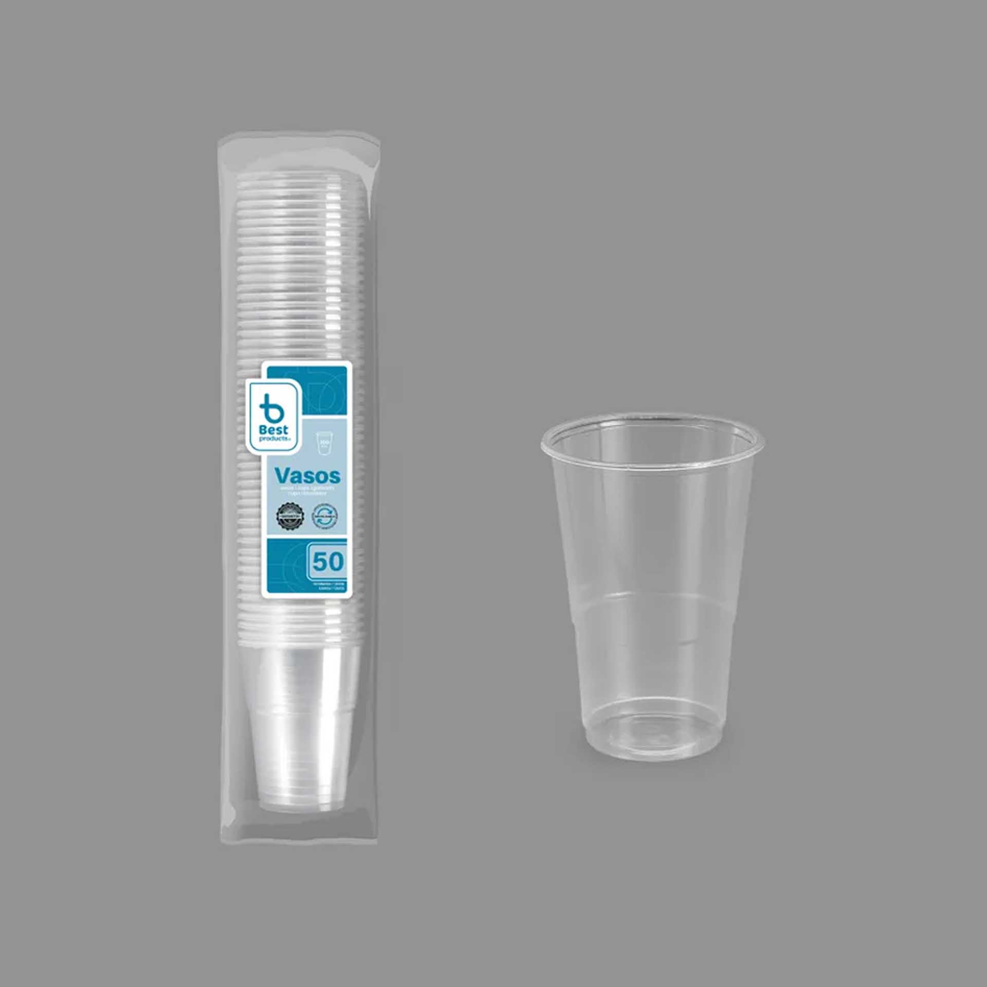 Copo Plástico Reutilizável 300ml Pack 50