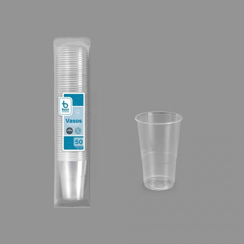 Copo Plástico Transparente 250ml Pack 50 Copo Plástico Transparente 250ml Pack 50