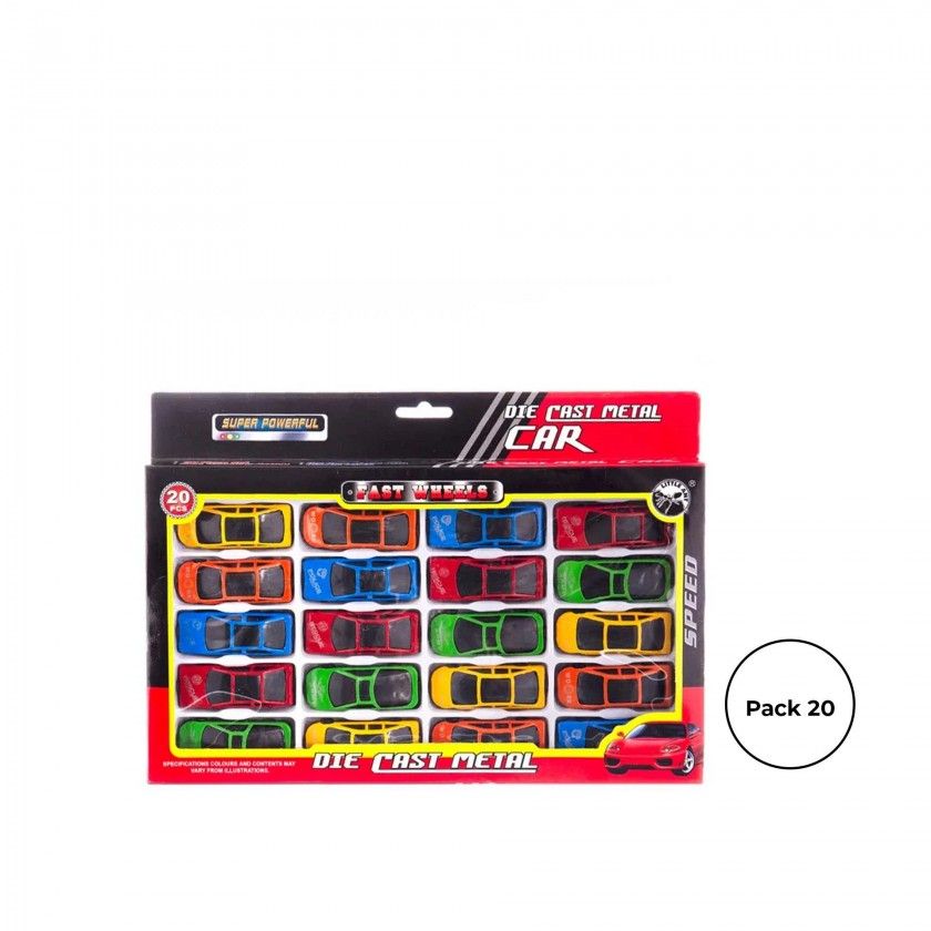 Carro Desportivo Metal Pack 20 Carro Desportivo Metal Pack 20