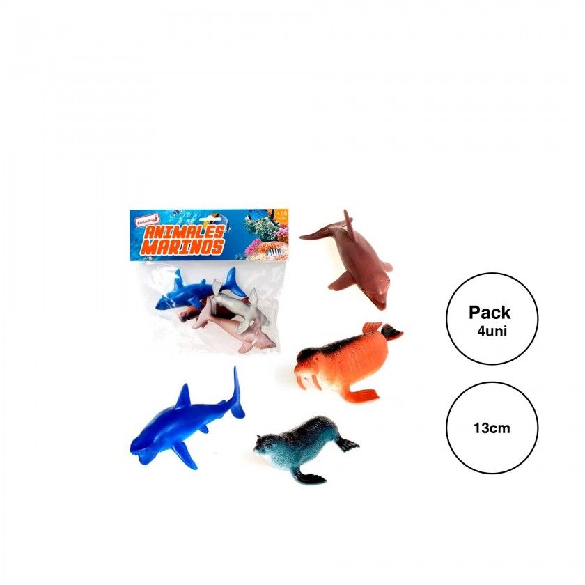 Animal Marinho 13CM Pack 4 Animal Marinho 13CM Pack 4