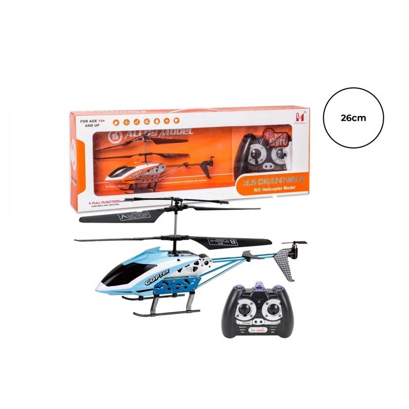 Helicóptero Com Comando 26CM Helicóptero Com Comando 26CM