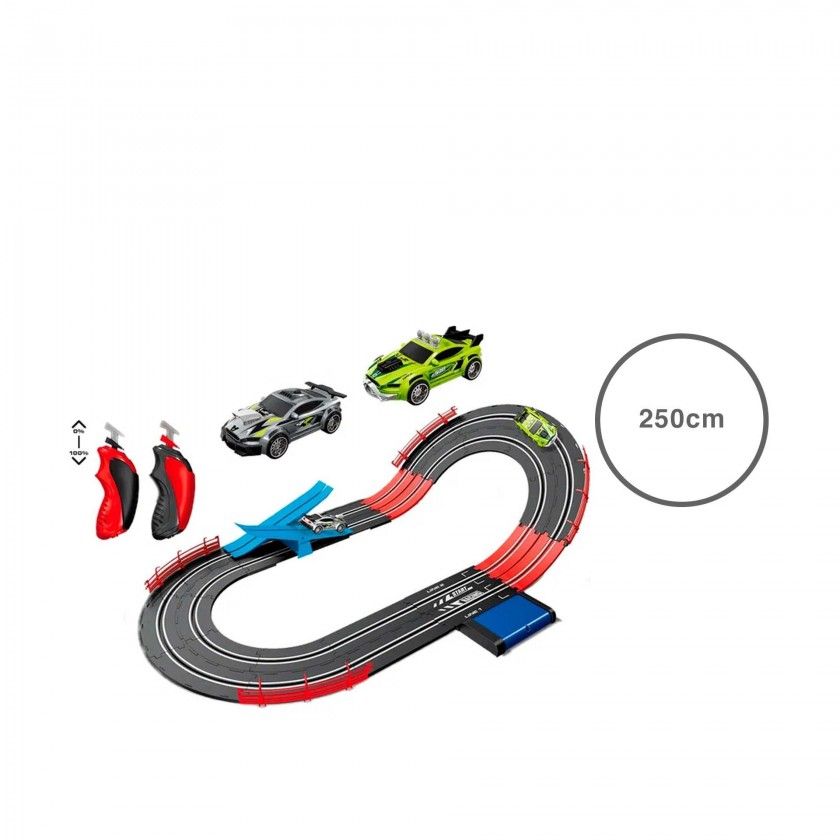 Pista Magnética Com 2 Carros 250CM Pista Magnética Com 2 Carros 250CM