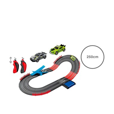 Pista Magnética Com 2 Carros 250CM