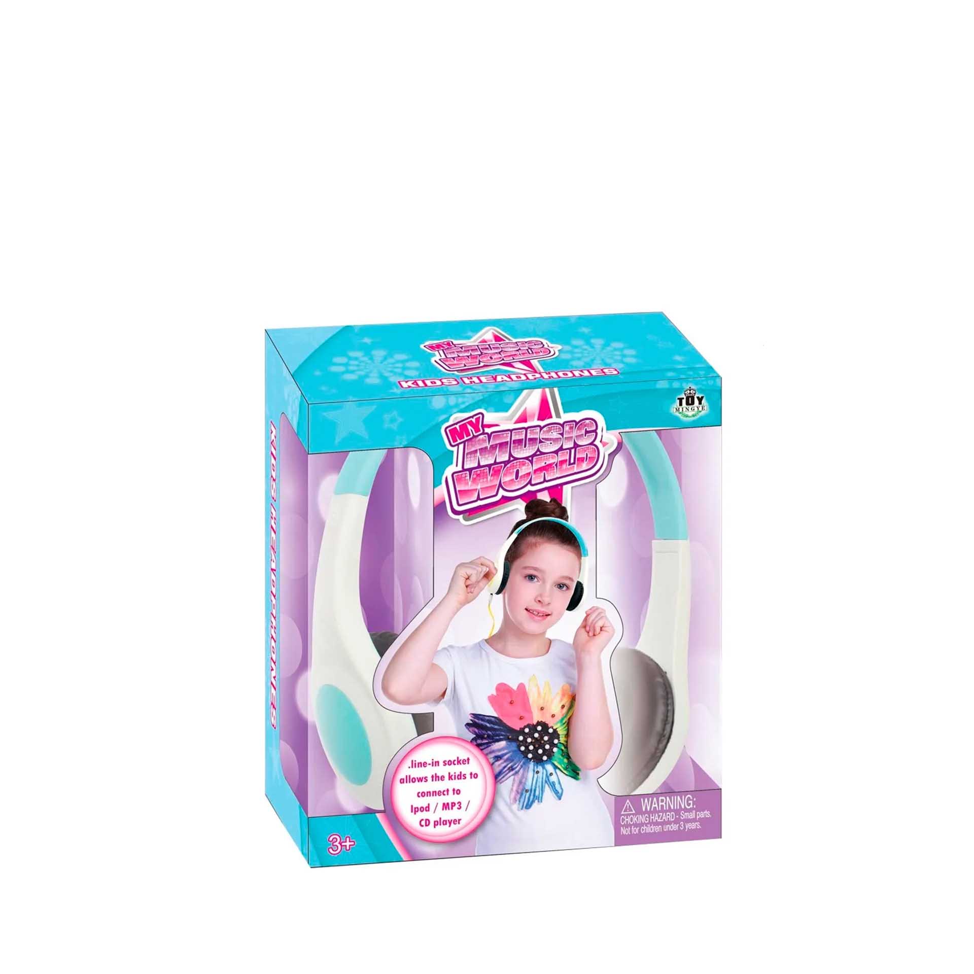 Auriculares Criança Azuis 3.5Mm