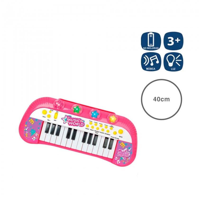 Orgão Com Luz E Música 40CM Orgão Com Luz E Música 40CM