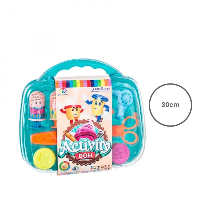 Mala Plasticina Com Acessórios 30CM Mala Plasticina Com Acessórios 30CM